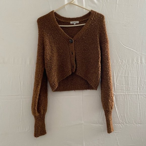 Hooked Up | NWT Boucle Crop Cardigan - Picture 7 of 12